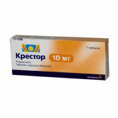 Крестор 10 мг 7 шт. таблетки в Москве оптом купить