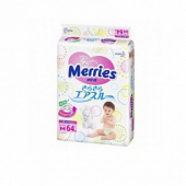 Merries Подгузники 6-11 кг 64 шт купить, в Москве, оптом, цена, инструкция по применению, аналоги
