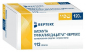 Висмута Трикалия Дицитрат-Вертекс 120 мг 112 шт. таблетки в Москве оптом купить