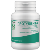Протубвита 100 мг + 400 мг+150 мг + 15 мг (Изониазид+Пиразинамид+Рифампицин+Пиридоксин) 100 шт. таблетки в Москве оптом купить