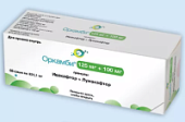 Оркамби 125 мг+100 мг 331,1 мг 56 шт. саше гранулы в Москве оптом купить