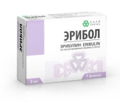 Эрибол 0,5 мг/мл 2 мл 1 шт. (Эрибулин) раствор для внутривенного введения Фарм-Синтез ООО (Россия) купить, оптом, цена, доставка, отзывы, Эрибол 0,5 мг/мл 2 мл 1 шт. (Эрибулин) раствор для внутривенного введения Фарм-Синтез ООО (Россия) инструкция по применению