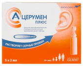 А-Церумен Плюс средство для промывания ушного прохода 2 мл 5шт. флакон-капельница в Москве оптом купить