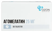 Агомелатин 25 мг 98 шт. таблетки, покрытые пленочной оболочкой в Москве оптом купить