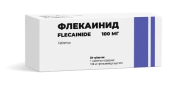 Флекаинид 100 мг 30 шт. блистер таблетки в Москве оптом купить