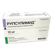 Рупсулимид 10 мг 21 шт. (Леналидомид ) капсулы Биокад АО (Россия) купить, оптом, цена, доставка, отзывы, Рупсулимид 10 мг 21 шт. (Леналидомид ) капсулы Биокад АО (Россия) инструкция по применению