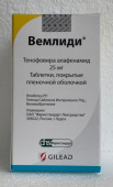 Вемлиди 25 мг 30 шт. (Тенофовира алафенамид) таблетки купить, оптом, цена, доставка, отзывы, Вемлиди 25 мг 30 шт. (Тенофовира алафенамид) таблетки инструкция по применению