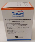 Тизабри 20 мг/мл 15 мл 1шт. концентрат купить, оптом, цена, доставка, отзывы, Тизабри 20 мг/мл 15 мл 1шт. концентрат инструкция по применению