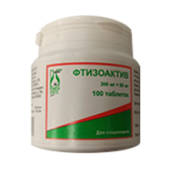 Фтизоактив 300 мг + 60 мг (Изониазид+Пиридоксин) 100 шт. таблетки в Москве оптом купить