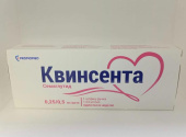 Квинсента раствор 0,25/ 0,5 мг/доза картридж в шприц-ручке 1,5 мл 1 шт. в Москве оптом купить