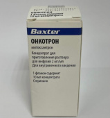 Онкотрон 2 мг/мл 10 мл 1 шт. концентрат для приготовления раствора для инфузий купить, оптом, цена, доставка, отзывы, Онкотрон 2 мг/мл 10 мл 1 шт. концентрат для приготовления раствора для инфузий инструкция по применению