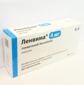 Ленвима 4 мг 30 шт. (Ленватиниб) капсулы купить, оптом, цена, доставка, отзывы, Ленвима 4 мг 30 шт. (Ленватиниб) капсулы инструкция по применению