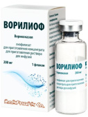 Ворилиоф 200 мг 1 шт. лиофилизат для приготовления концентрата для приготовления раствора для инфузий флакон (Вориконазол) в Москве оптом купить