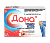 Дона 1500 мг 20 шт. (Глюкозамин) порошок для приготовления раствора для приема внутрь, саше препарат для суставов в Москве оптом купить