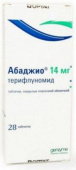 Абаджио 14 мг 28шт. таблетки в Москве оптом купить
