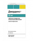 Джардинс 25 мг 30 шт. (Эмпаглифлозин) таблетки в Москве оптом купить