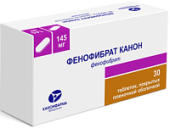 Фенофибрат Канон 145 мг 30 шт. таблетки покрытые пленочной оболочкой  в Москве оптом купить Фенофибрат Канон 145 мг 30 шт. таблетки покрытые пленочной оболочкой  в Москве оптом купить