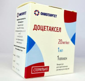 Доцетаксел 20 мг 1 мл 1 шт. концентрат для приготовления раствора для инфузий ОнкоТаргет Россия купить, оптом, цена, доставка, отзывы, Доцетаксел 20 мг 1 мл 1 шт. концентрат для приготовления раствора для инфузий ОнкоТаргет Россия инструкция по применению