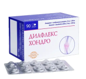 Диафлекс хондро 25 мг + 200 мг (Диацереин + Хондроитина сульфат) 90 шт. капсулы в Москве оптом купить