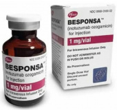 Биспонса 1 мг 1 шт. (Инотузумаб озогамицин) лиофилизат для приготовления концентрата для приготовления раствора для инфузий купить, оптом, цена, доставка, отзывы, Биспонса 1 мг 1 шт. (Инотузумаб озогамицин) лиофилизат для приготовления концентрата для приготовления раствора для инфузий инструкция по применению