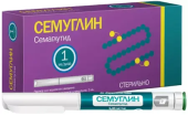 Семуглин 1 мг/доза раствор для подкожного введения  (Семаглутид) 3 мл шприц - ручка 1 шт. + Игла 4 шт в Москве оптом купить Семуглин 1 мг/доза раствор для подкожного введения  (Семаглутид) 3 мл шприц - ручка 1 шт. + Игла 4 шт в Москве оптом купить