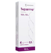 Тирзетта 12,5 мг 0,5 мл 4 шт. (Тирзепатид) раствор для подкожного введения шприц-ручка в Москве оптом купить