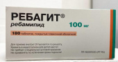 Ребагит 100 мг 180 шт. (Ребамипид) таблетки в Москве оптом купить