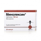 Минолексин 100 мг 20 шт. капсулы в Москве оптом купить