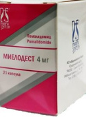 Миелодест капсулы 4 мг (Помалидомид) 21 шт. капсулы в Москве оптом купить