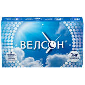 Велсон 3 мг 30 шт. таблетки покрытые пленочной оболочкой в Москве оптом купить