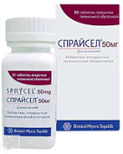 Спрайсел 50 мг 60 шт. (Дазатиниб) таблетки купить, оптом, цена, доставка, отзывы, Спрайсел 50 мг 60 шт. (Дазатиниб) таблетки инструкция по применению