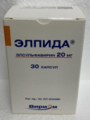 Элпида 20 мг 30 шт. капсулы (Элсульфавирин) купить, оптом, цена, доставка, отзывы, Элпида 20 мг 30 шт. капсулы (Элсульфавирин) инструкция по применению