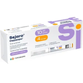 Седжаро 10 мг/доза (Тирзепатид) шприц-ручка + иглы 4 шт. раствор для подкожного введения 2.4 мг  в Москве оптом купить