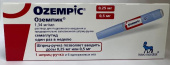 Оземпик раствор 1.34 мг/мл 1 шт. (Семаглутид) картриджи в шприц-ручках 1,5 мл  с иглами 6 шт. в Москве оптом купить