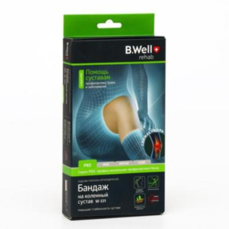 Би Велл Бандаж на коленный сустав W-331 B.Well по цене 975 руб. купить в Москве оптом