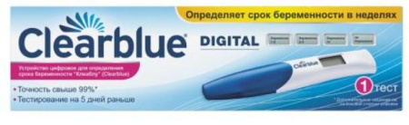 Тест на Беременность Клиаблу Диджитал  по цене 554 руб. купить в Москве оптом
