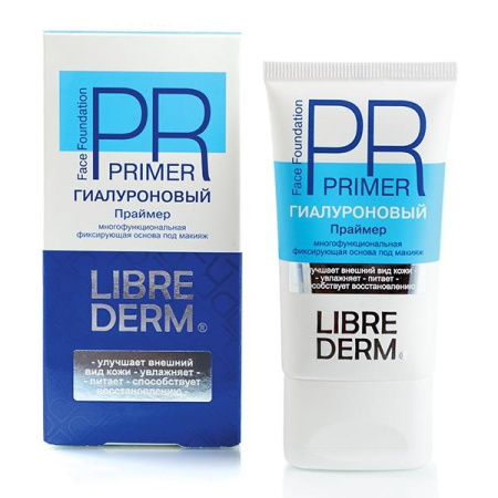Либридерм Гиалуроновый праймер фиксирующий многофункциональная основа под макияж 50 мл по цене 530 руб. купить в Москве оптом