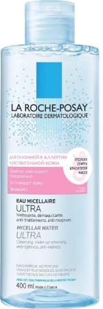 Ля Рош Позе Физио Ультра Реактив вода мицеллярная для чувствительной и склонной к аллергии кожи лица и глаз, для снятия макияжа, с термальной водой и глицерино м400 мл  LA ROCHE-POSAY Ultra Reactive по цене 1 900 руб. купить в Москве оптом