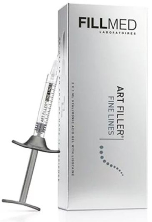 Арт Филлер имплантат внутридермальный с лидокаином Файн Лайнс 1мл 2шт.  по цене 17 200 руб. купить в Москве оптом