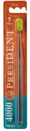 Президент Профи зубная щетка мягкая по цене 236 руб. купить в Москве оптом