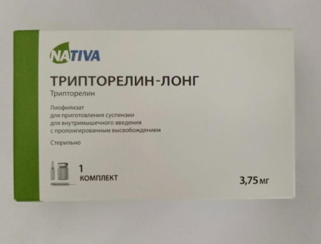 Трипторелин-лонг 3,75 мг 1 шт. лиофилизат для инъекций купить, оптом, цена, доставка, отзывы, Трипторелин-лонг 3,75 мг 1 шт. лиофилизат для инъекций инструкция по применению, аналоги