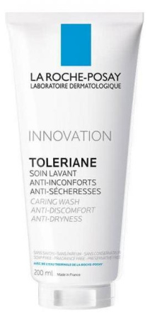 Ля Рош Позе Толеран гель-уход для умывания лица, очищающий, с пантенолом, ниацинамидом и витамином Е Кэринг Вош 200 мл La Roche-Posay Toleriane Caring Wash по цене 1 250 руб. купить в Москве оптом