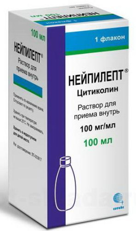 Нейпилепт 100 мг/мл 100 мл (Цитиколин) раствор для приема внутрь  по цене 1 116 руб. купить в Москве оптом