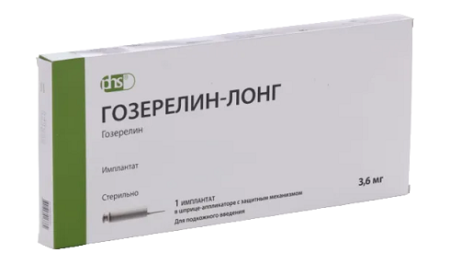 Гозерелин-лонг 3,6 мг имплантат шприц-аппликатор купить, оптом, цена, доставка, отзывы, Гозерелин-лонг 3,6 мг имплантат шприц-аппликатор инструкция по применению, аналоги