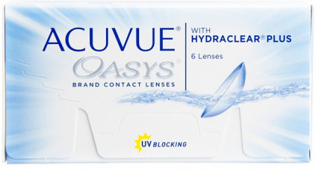 Акувью Оазис линзы контактные R 8.4 -6,00 6шт. по цене 1 635 руб. купить в Москве оптом